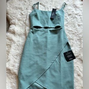 Lulus Homecoming dress with cut out